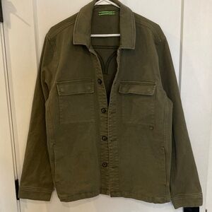 Psycho Bunny Olive Military Field Jacket